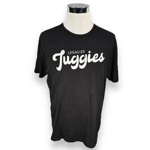 Nelk Boys Full‎ Send Legalize Tuggies T-Shirt Men's XL Short Sleeve Cotton Black